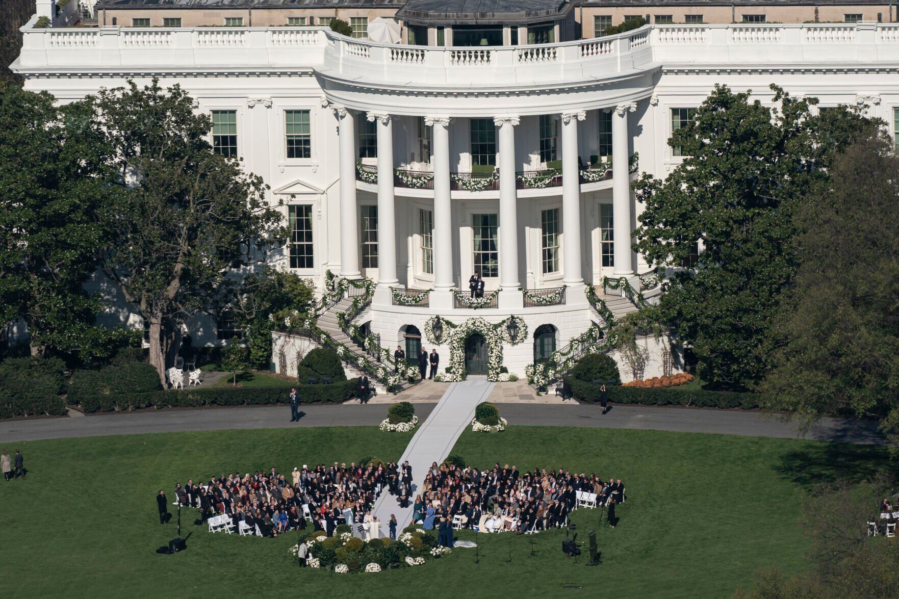 APTOPIX White House Wedding